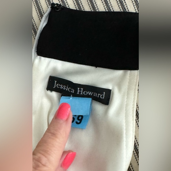 LAST CHANCE! Jessica Howard halter keyhole formal dress, beads & sequins, size 8 - Picture 10 of 14